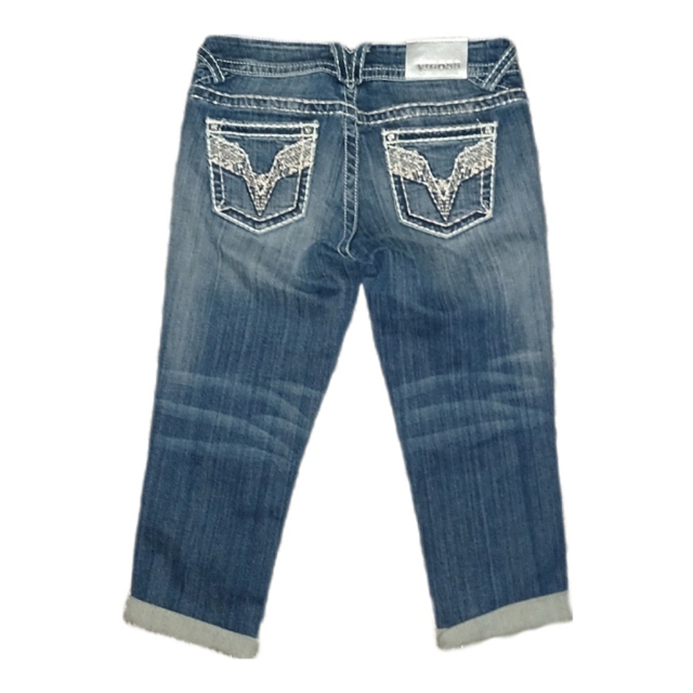 (3/$25) Vigoss Blue Jean Capris - Picture 4 of 5